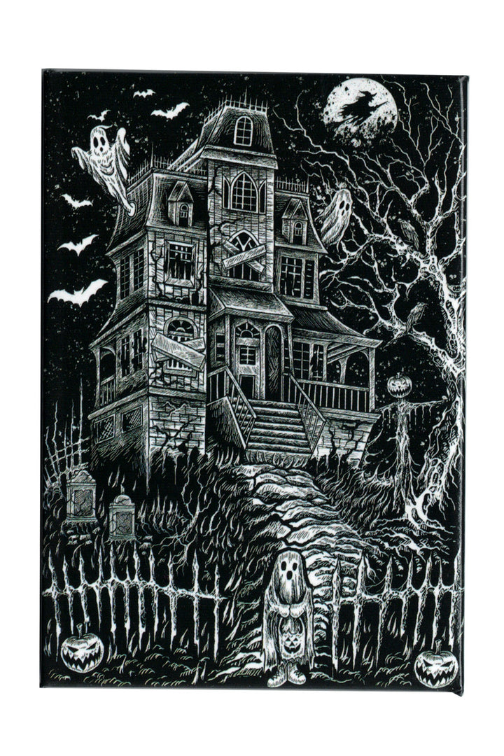 haunted house magnet