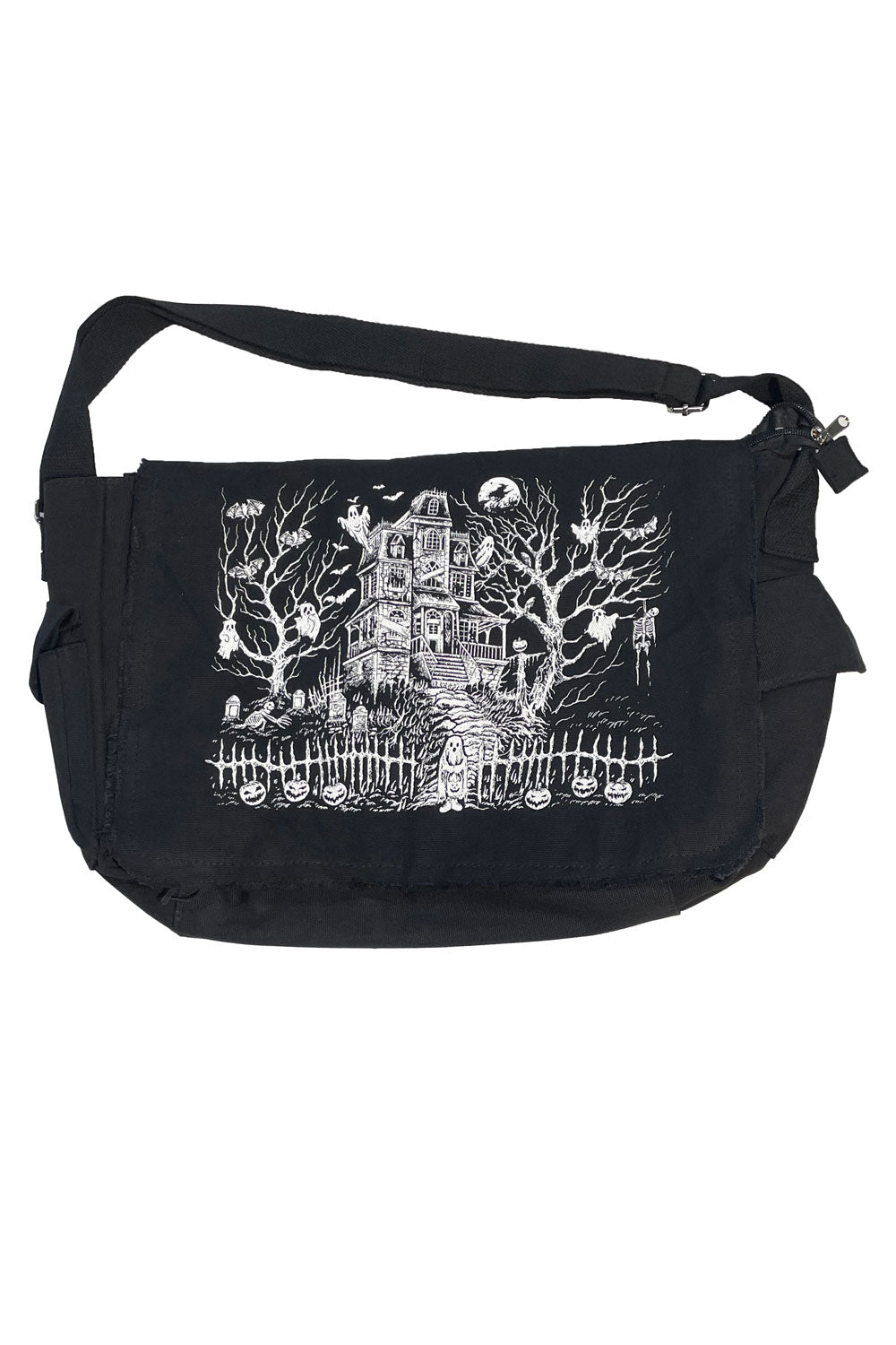 haunted mansion messenger bag