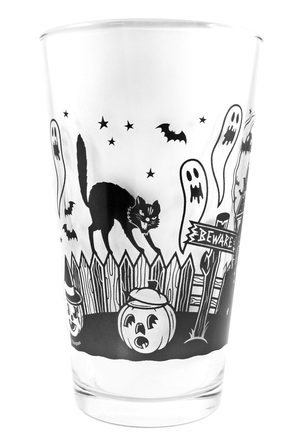 Haunted House Pint Glass