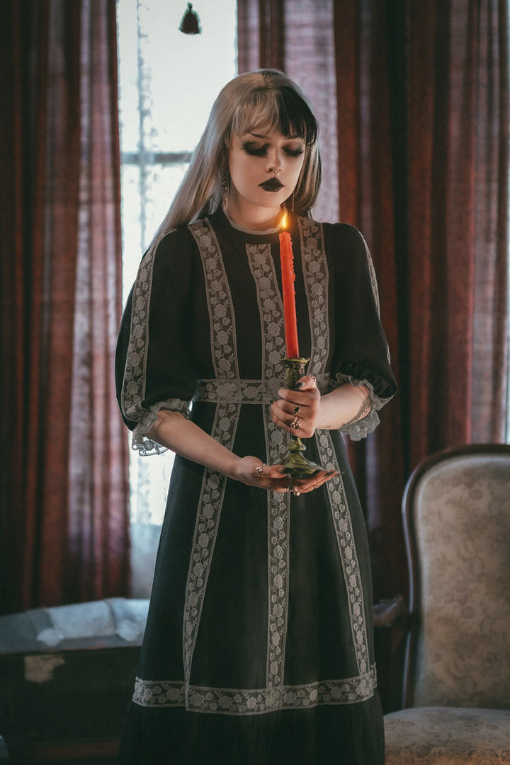 womens vintage gothic long dress