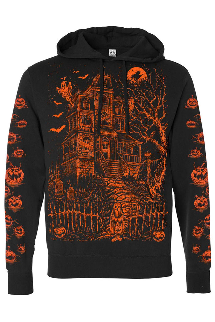 Haunted Mansion Hoodie [PUMPKIN ORANGE] - mens outerwear - VampireFreaks - VampireFreaks