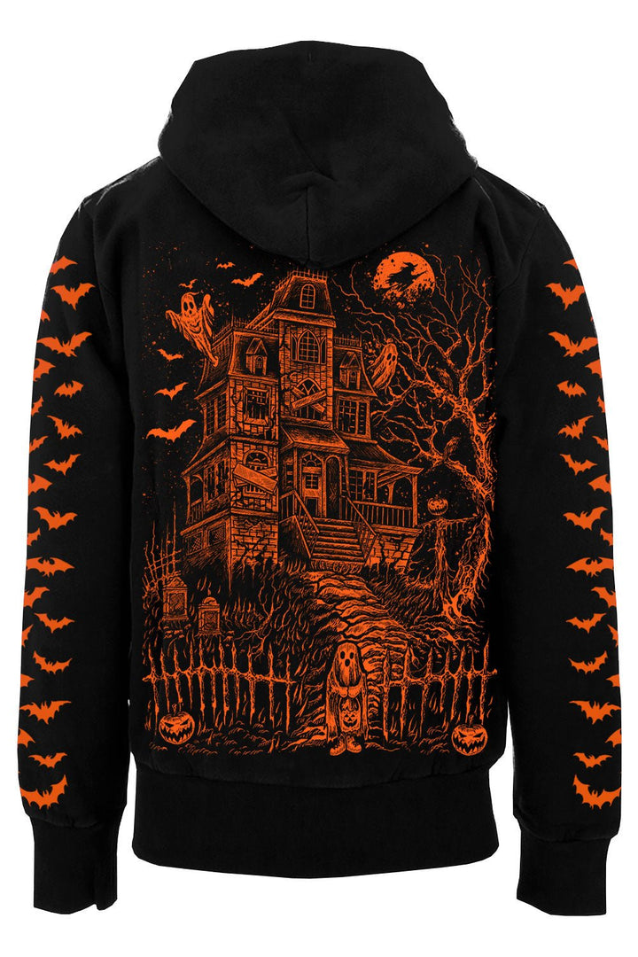 Haunted Mansion Hoodie [PUMPKIN ORANGE] - mens outerwear - VampireFreaks - VampireFreaks