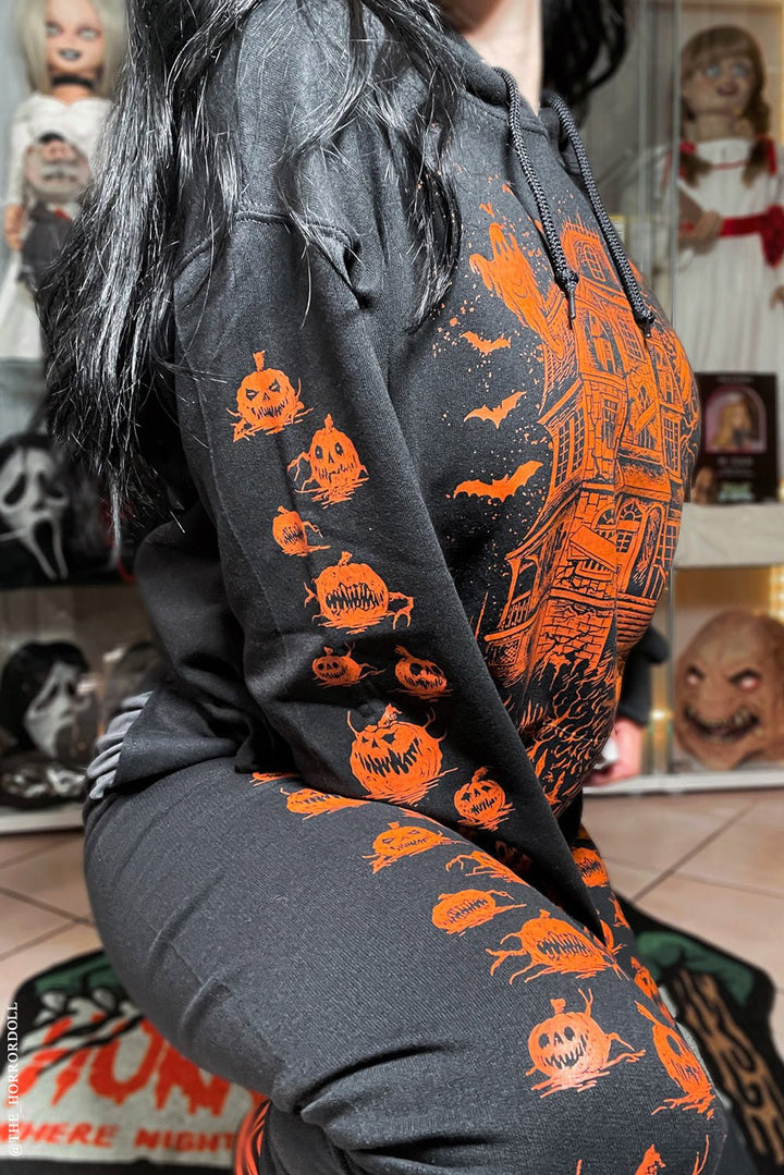 Haunted Mansion Hoodie [PUMPKIN ORANGE] - mens outerwear - VampireFreaks - VampireFreaks