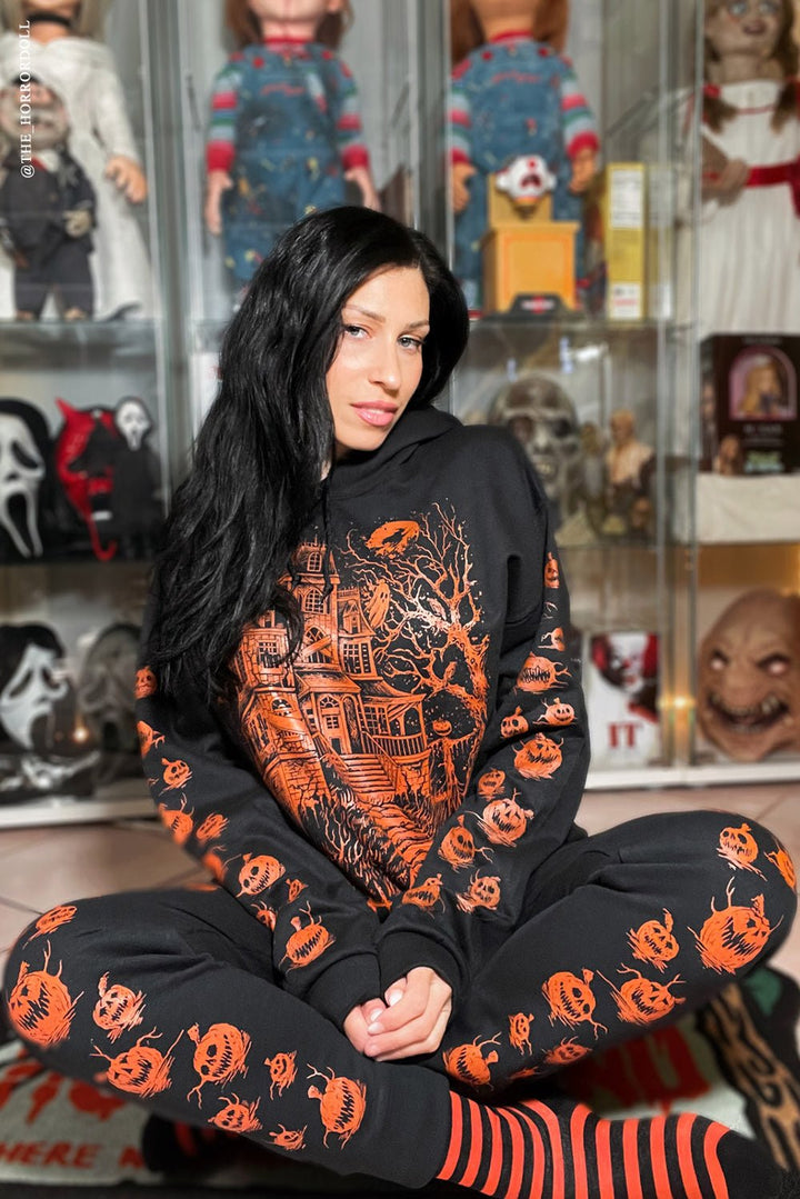 Haunted Mansion Hoodie [PUMPKIN ORANGE] - mens outerwear - VampireFreaks - VampireFreaks