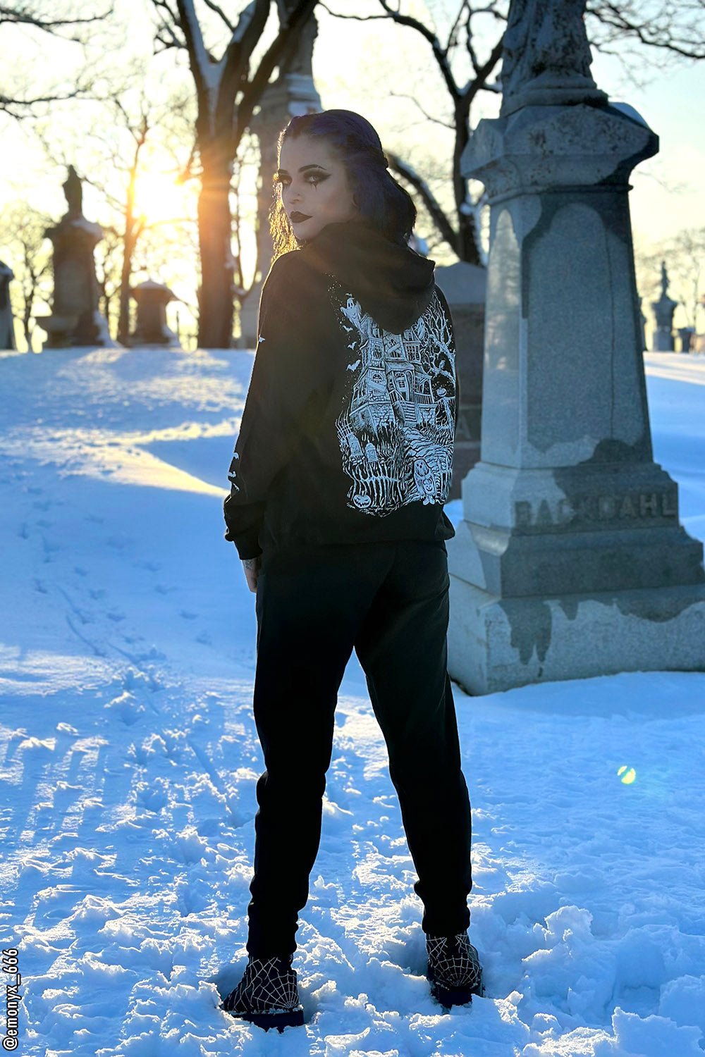 Haunted Mansion Hoodie [WHITE] [Zipper or Pullover] - mens outerwear - VampireFreaks - VampireFreaks