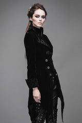 black gothic velvet victorian  jacket