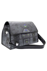 spooky halloween haunted house shaped handbag 
