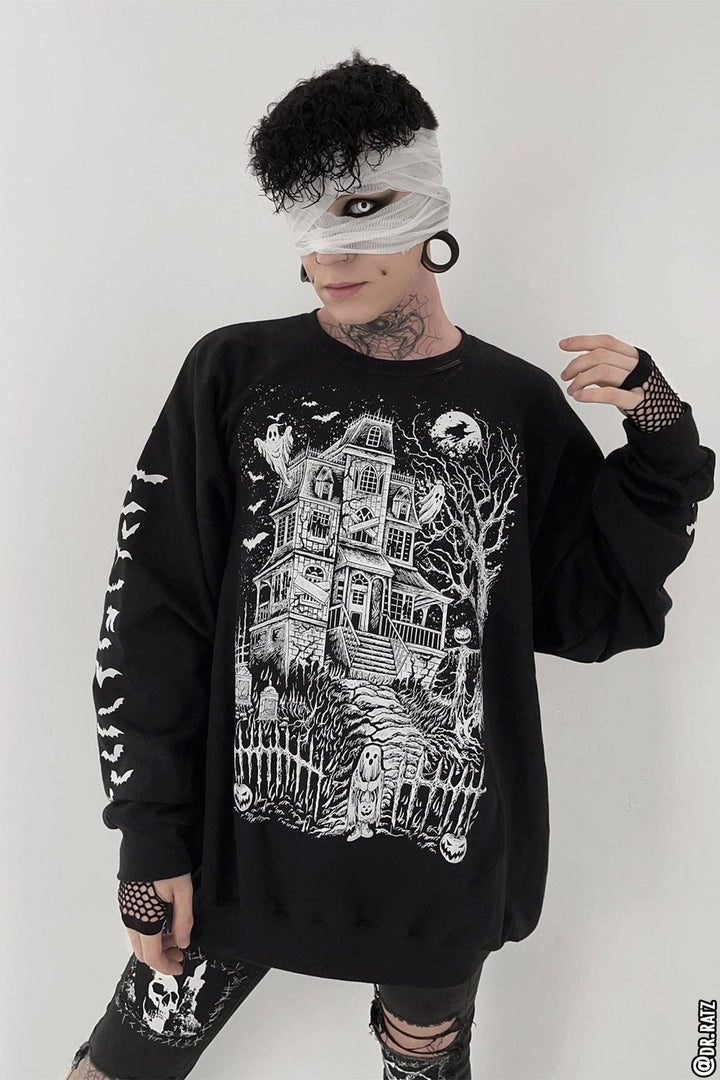 Haunted Mansion Sweatshirt - mens outerwear - VampireFreaks - VampireFreaks