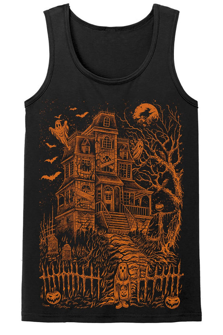 Haunted Mansion T-shirt [PUMPKIN ORANGE] - graphic t-shirt - VampireFreaks - VampireFreaks