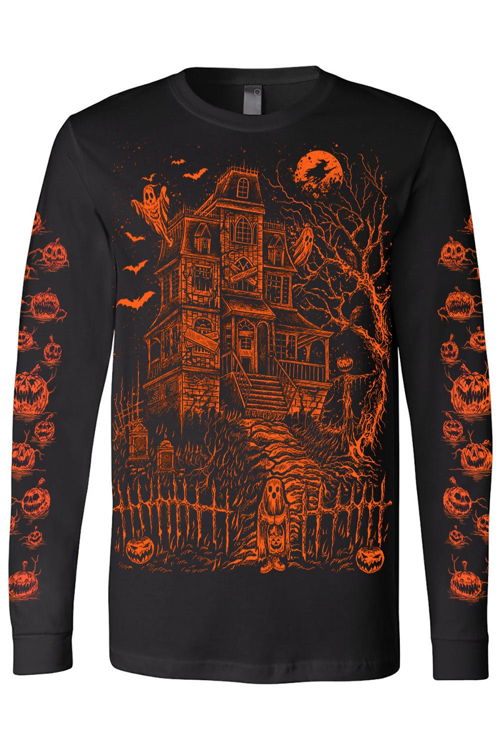 Haunted Mansion T-shirt [PUMPKIN ORANGE] - graphic t-shirt - VampireFreaks - VampireFreaks