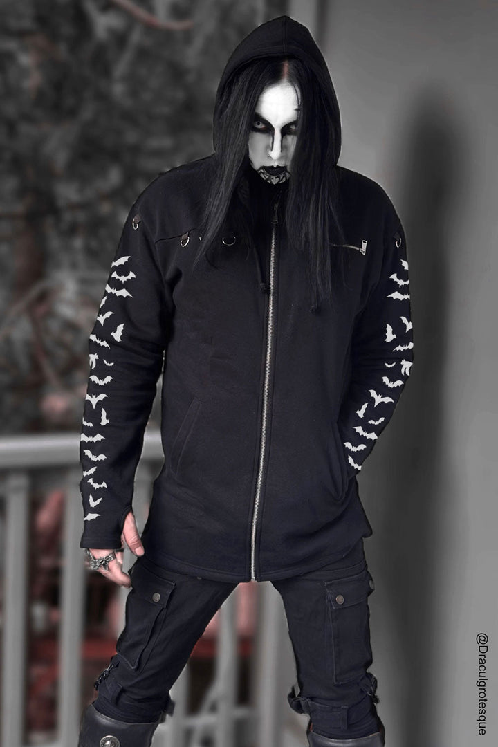 Haunted Mansion Ultramage Hoodie [Bat Sleeves] - mens outerwear - VampireFreaks - VampireFreaks