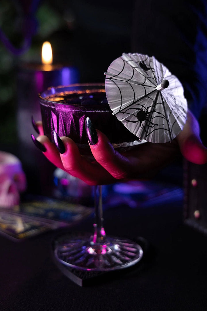 Haunted Spirits 'Spiders' | Spooky Cocktail Umbrellas [15 Pack] - housewares - VampireFreaks - Lively Ghosts