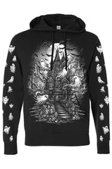 ghostly halloween hoodie jacket