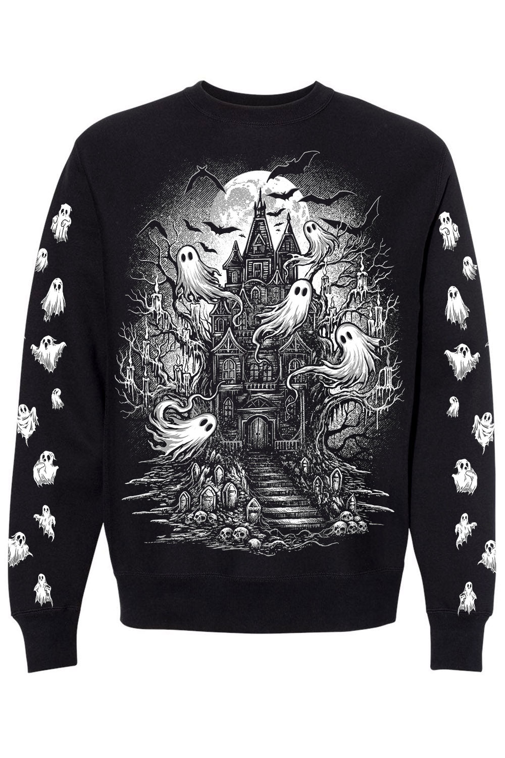 ghost sweater with ghost sleeves