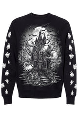 ghost sweater with ghost sleeves