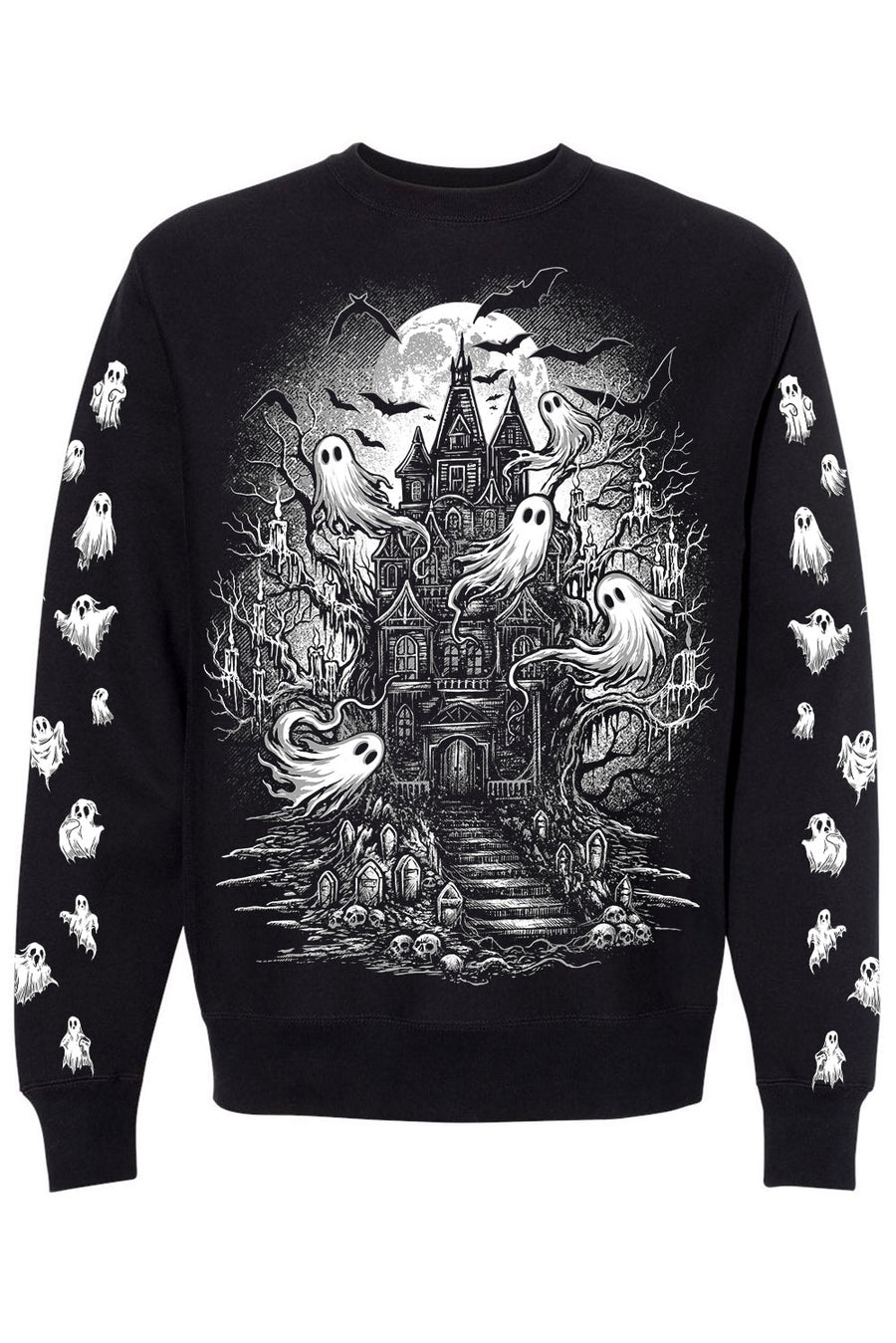 ghost sweater with ghost sleeves
