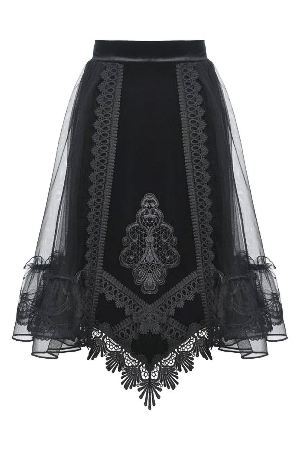 Haunted Vintage Velvet Skirt - dresses - VampireFreaks - Dark In Love