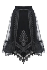 Haunted Vintage Velvet Skirt - dresses - VampireFreaks - Dark In Love