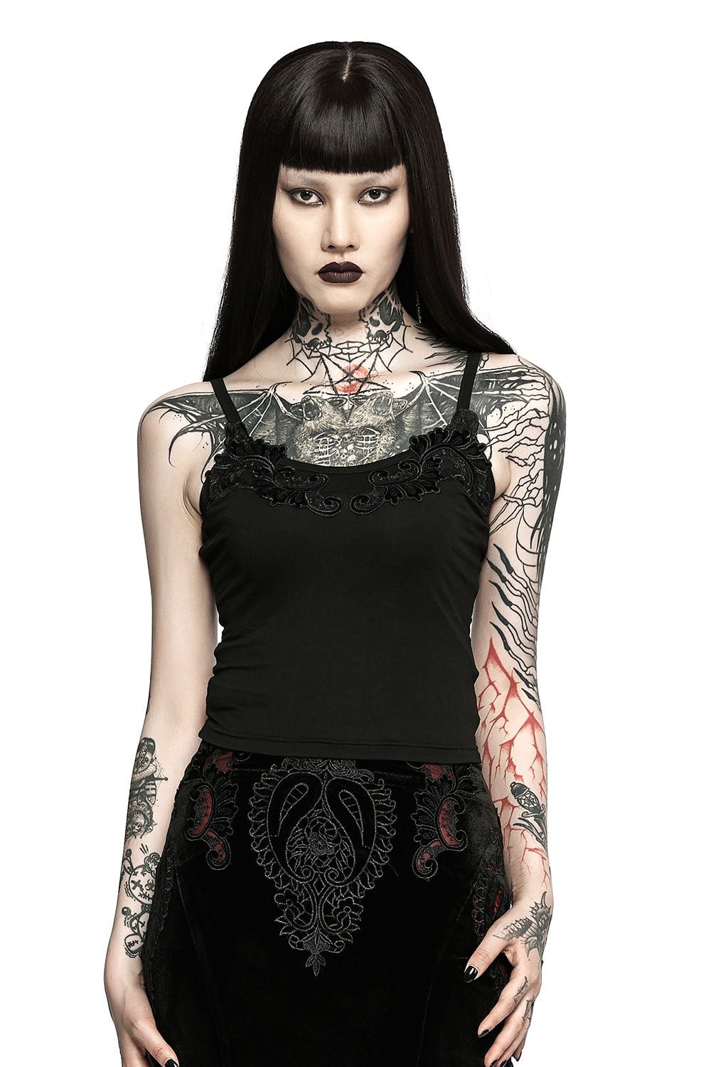 Haunting Creature Camisole - womens tops - VampireFreaks - Punk Rave