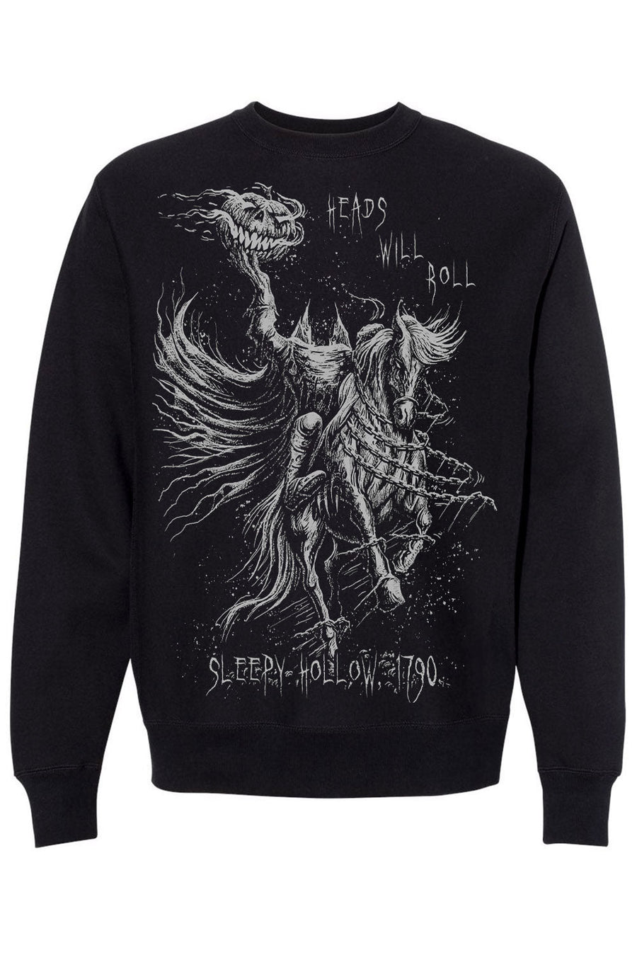 Headless Horseman Sweatshirt [Gray] - mens outerwear - VampireFreaks - VampireFreaks