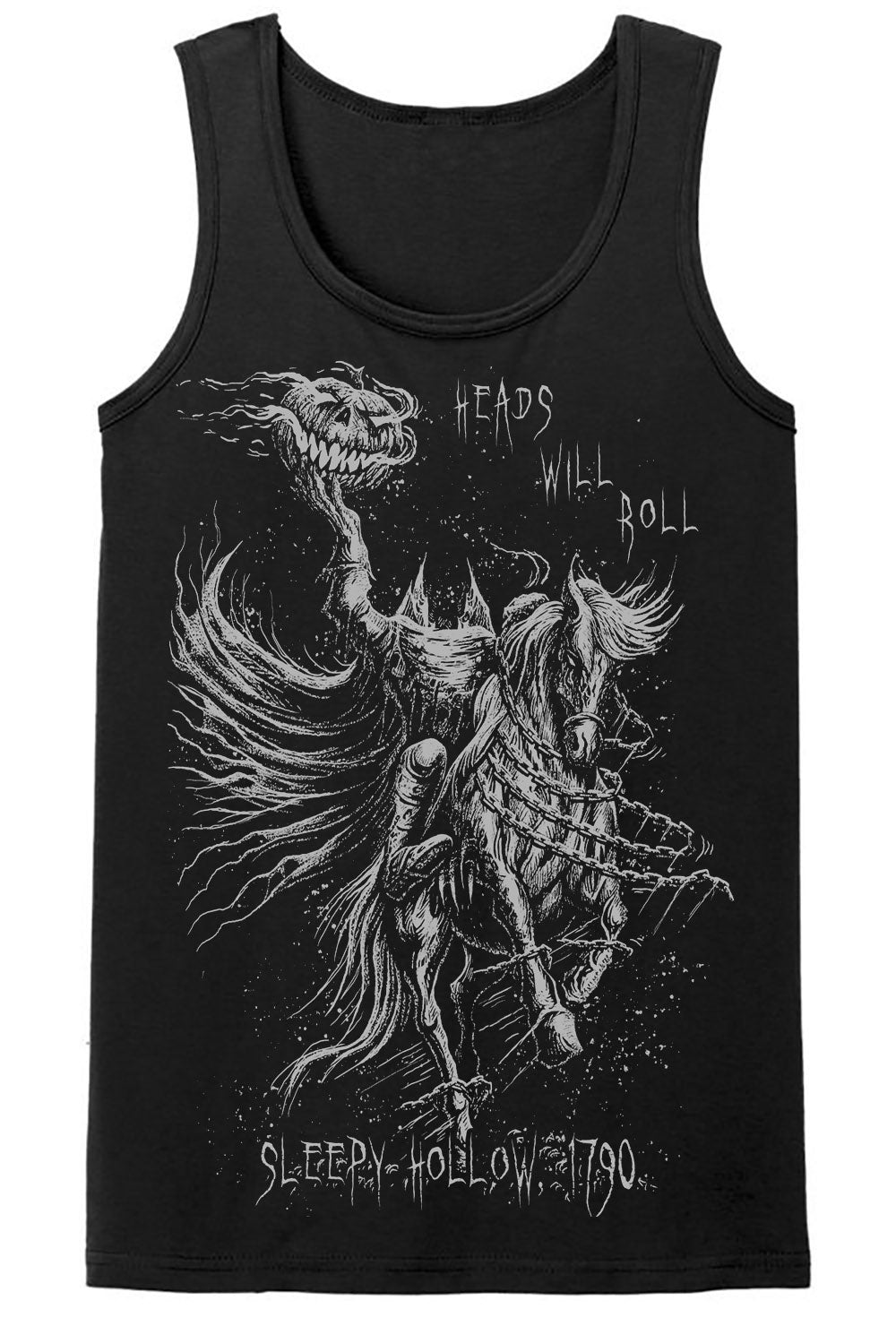 Headless Horseman T-shirt [Gray] - graphic t-shirt - VampireFreaks - VampireFreaks