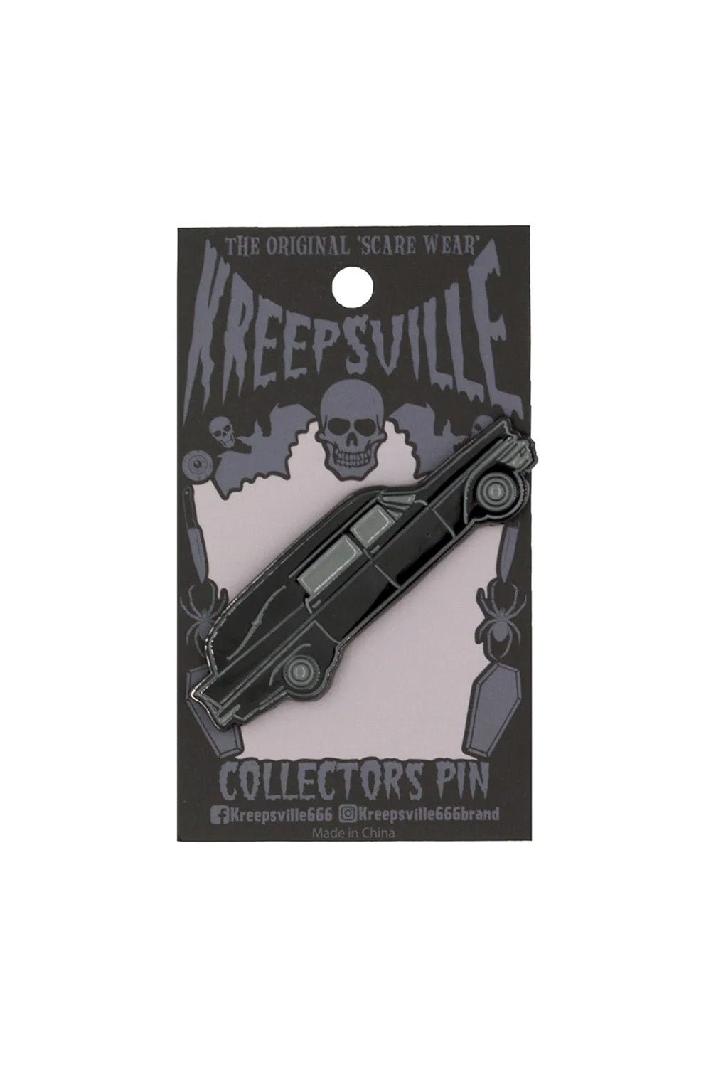 Hearse Enamel Pin - pins & patches - VampireFreaks - Kreepsville