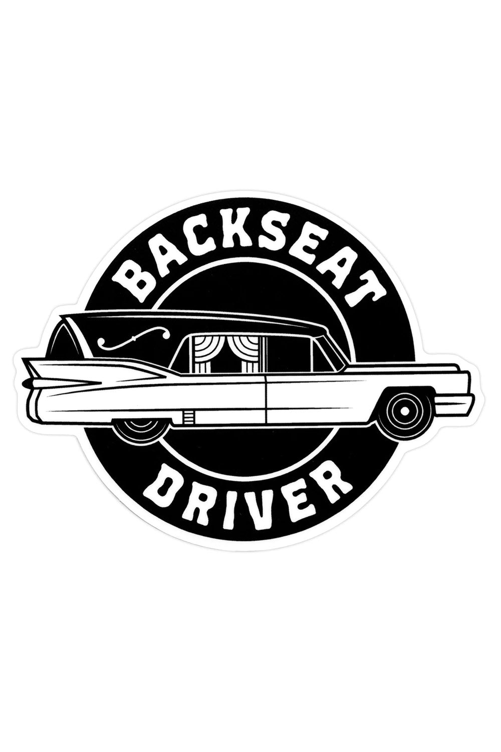 Backseat Driver Sticker