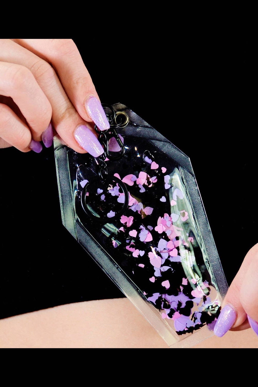 electric bubblegum key bag charm 