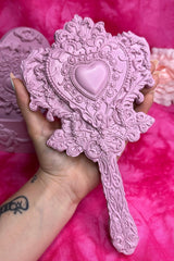 gothic hand mirror