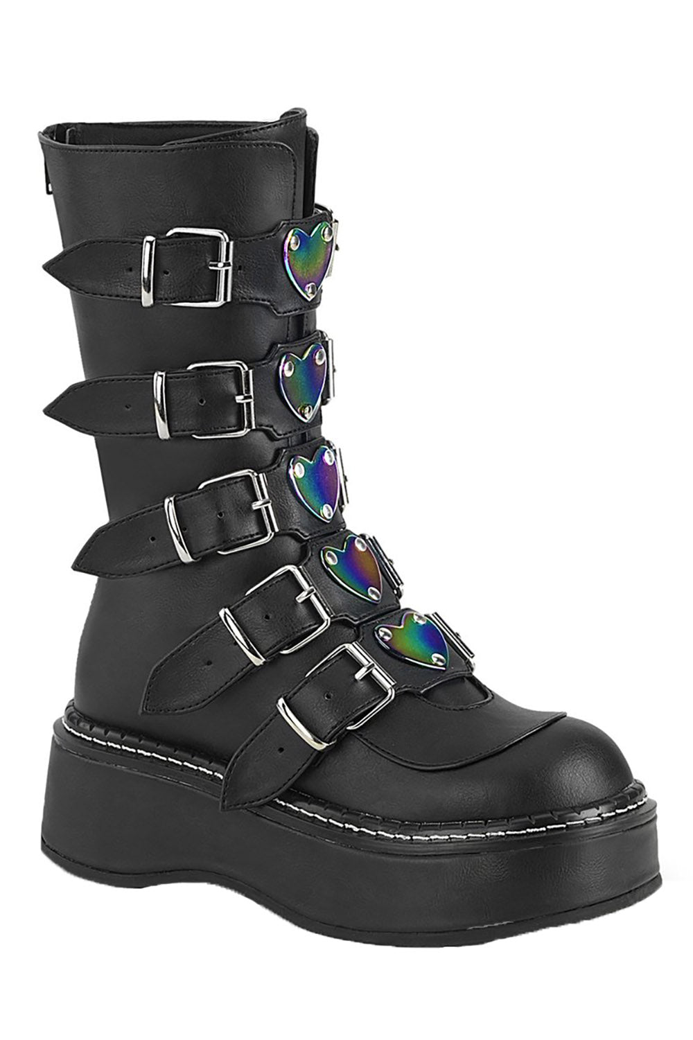 Heartbeat Platform Boots [Emily - 330] - womens shoes - VampireFreaks - Demonia