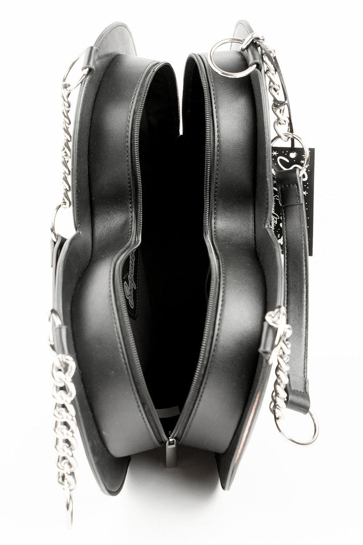 Heartbreaker Purse [Black & White] - bags & wallets - VampireFreaks - Sourpuss