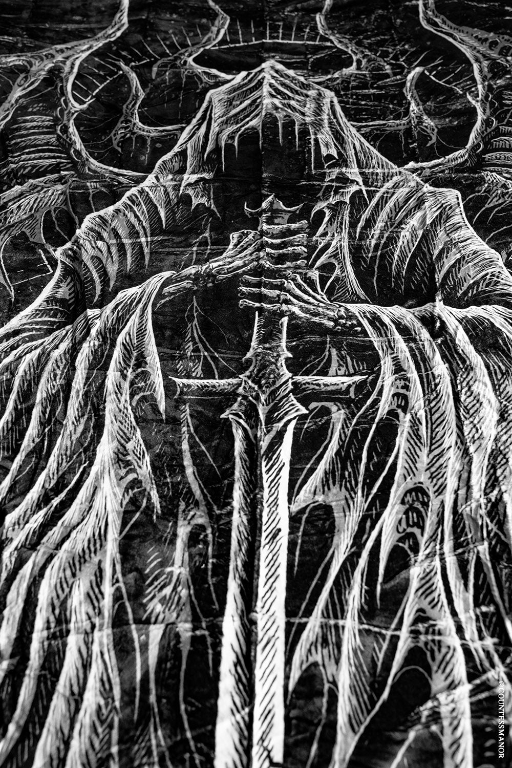 Angel of Death Throw Blanket