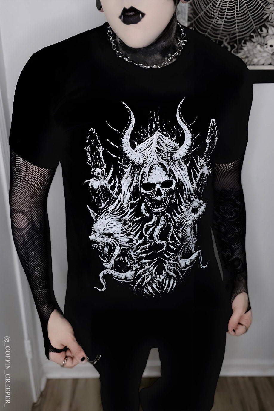 mens heavy metal tattoo clothing