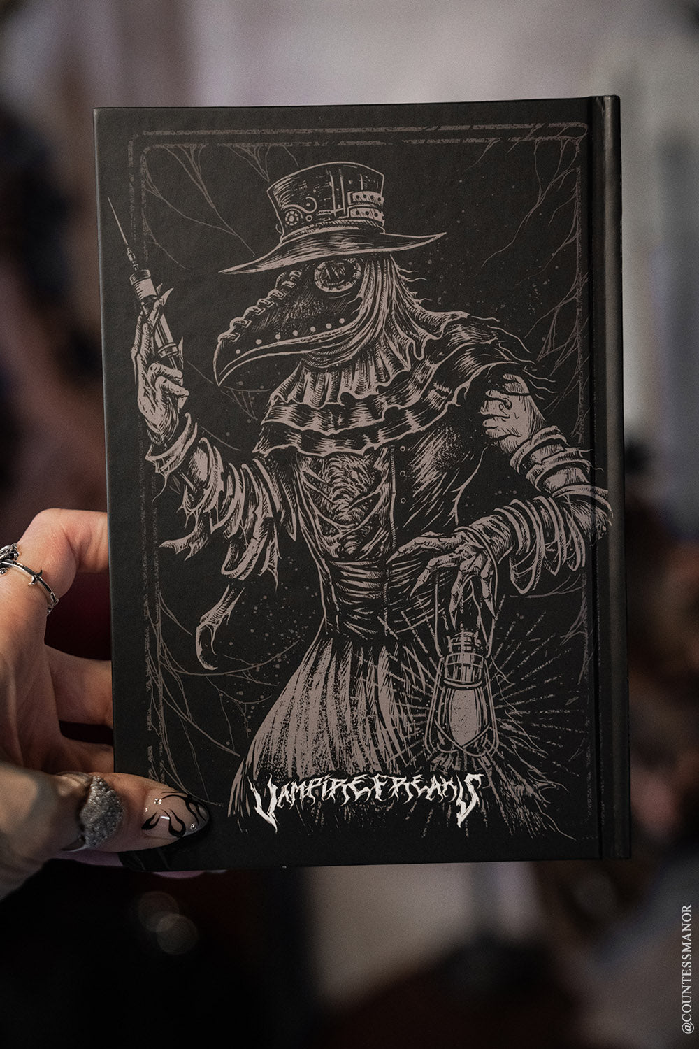 steampunk plague doctor diary  with lined pages