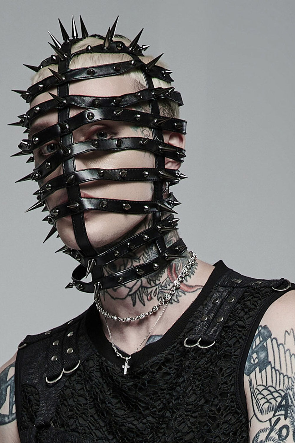 Leatherfac Error Leatherface Spiked Face Mask – VampireFreaks