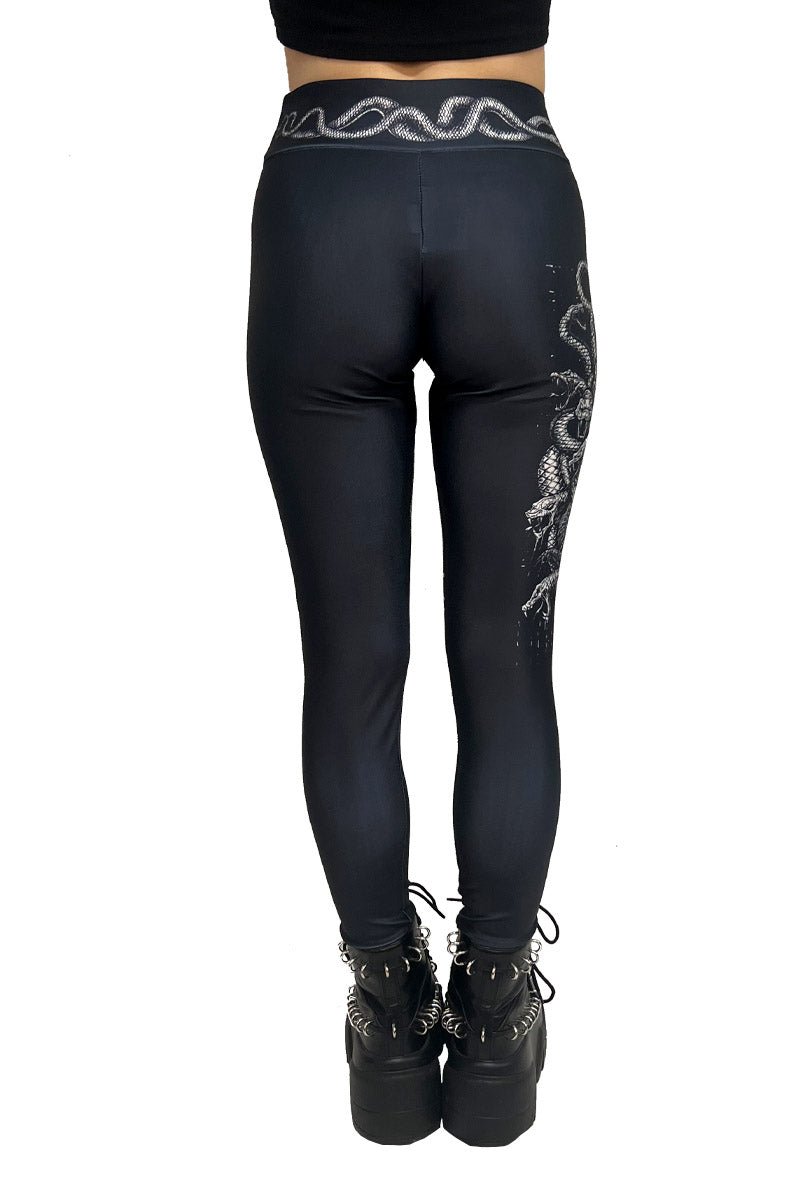 Heavy Metal Medusa Leggings - womens bottoms - VampireFreaks - VampireFreaks