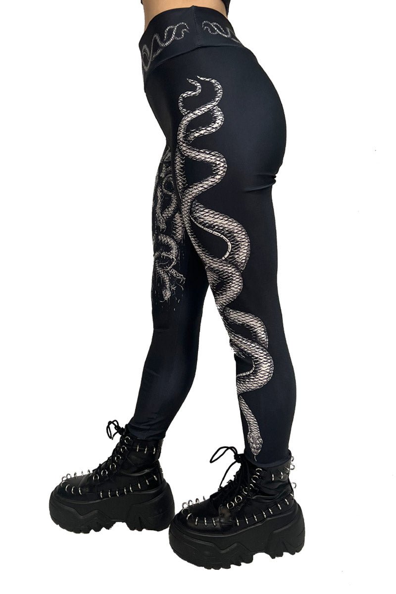 Heavy Metal Medusa Leggings - womens bottoms - VampireFreaks - VampireFreaks