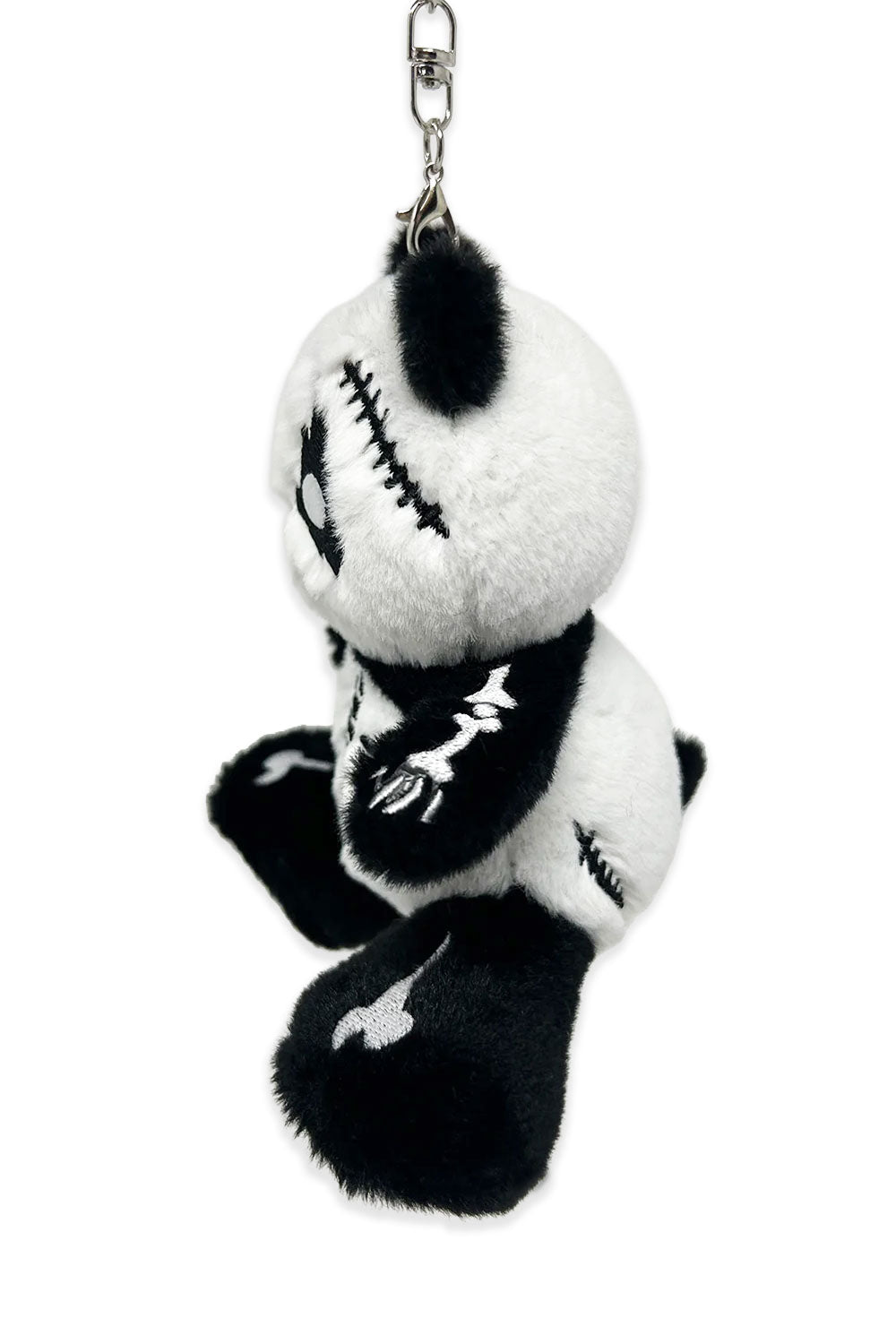 Panda teddy bear goth accessory keychain
