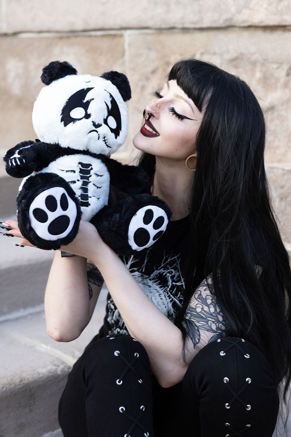 Heavy metal panda bear plush from VampireFreaks