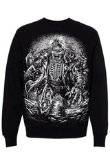 punk zomble horror sweatshirt
