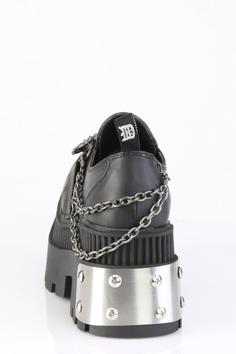 Hell Hath No Fury Spiked Loafers [WRATH - 42] - womens shoes - VampireFreaks - Demonia