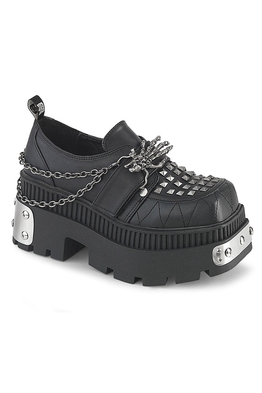 Hell Hath No Fury Spiked Loafers [WRATH - 42] - womens shoes - VampireFreaks - Demonia