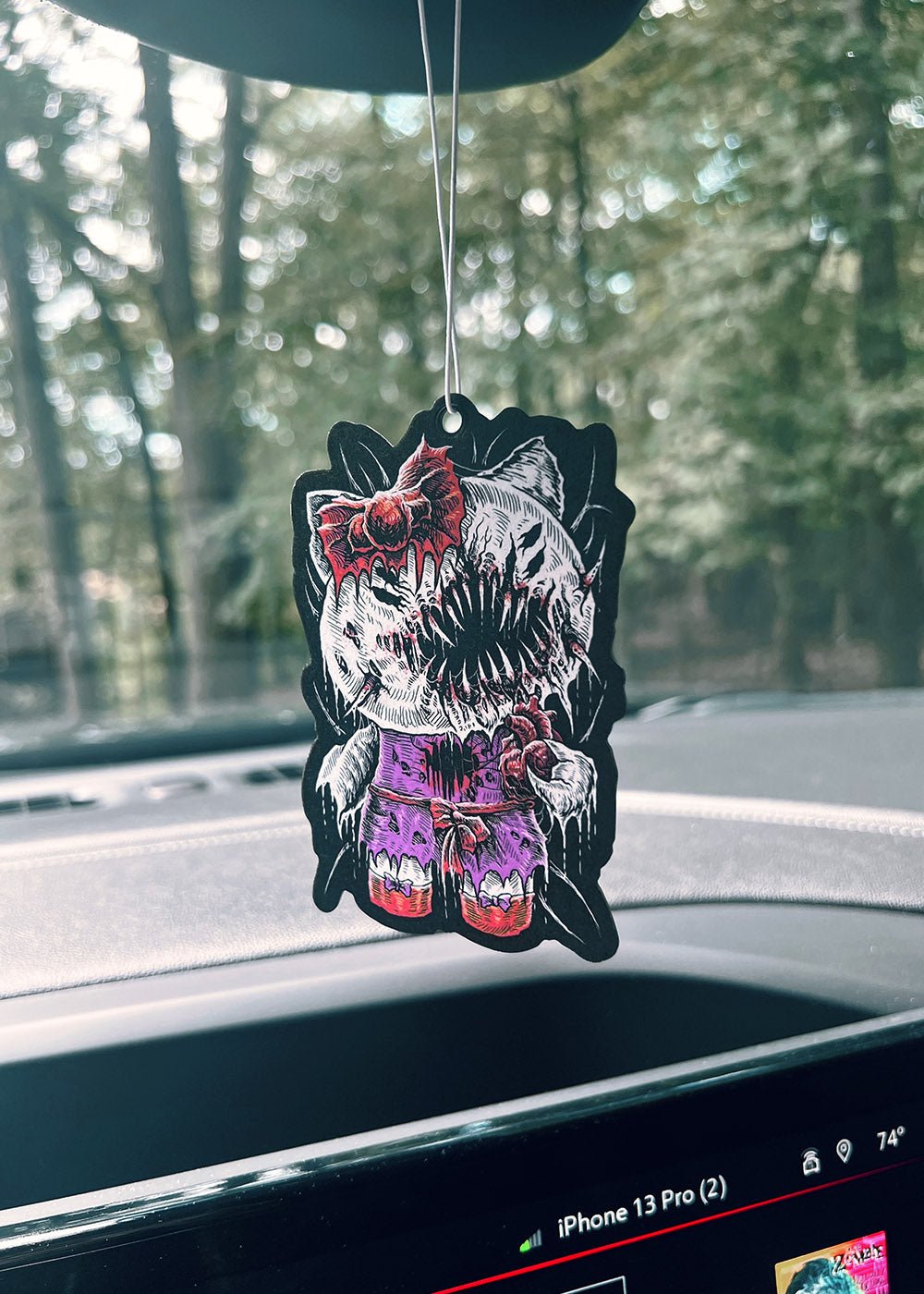 Hell Kitty Air Freshener [BUBBLEGUM] - housewares - VampireFreaks - VampireFreaks