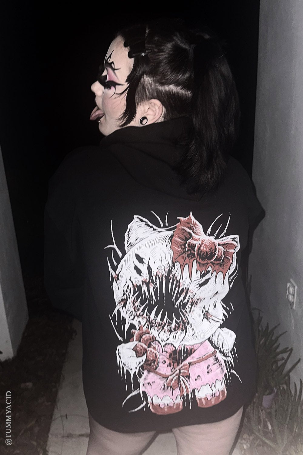 Hell Kitty Hoodie [Zipper or Pullover] - mens outerwear - VampireFreaks - VampireFreaks