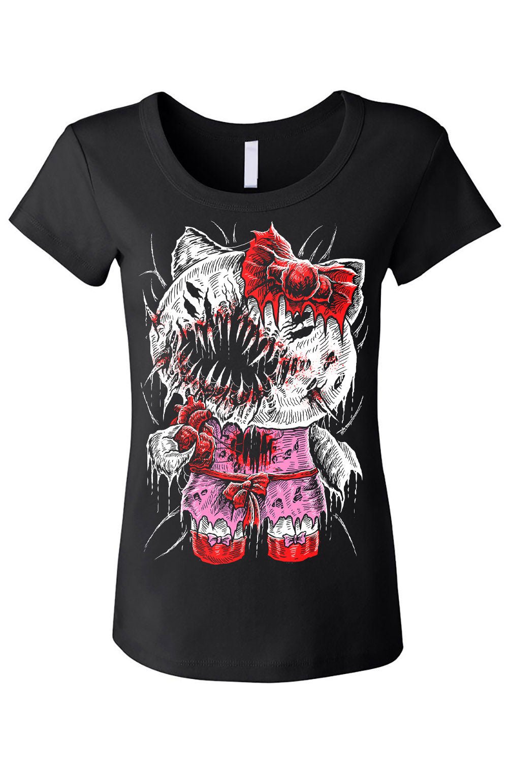 Hell Kitty T-shirt - graphic t-shirt - VampireFreaks - VampireFreaks