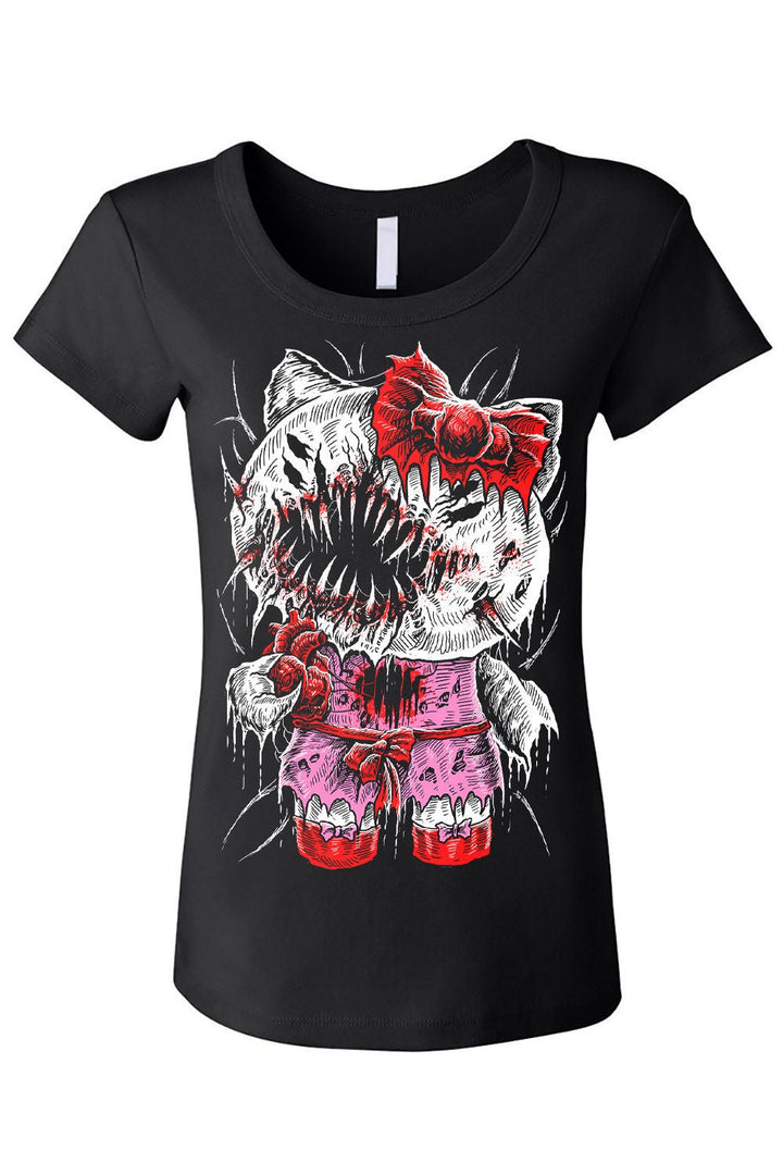 Hell Kitty T-shirt - graphic t-shirt - VampireFreaks - VampireFreaks