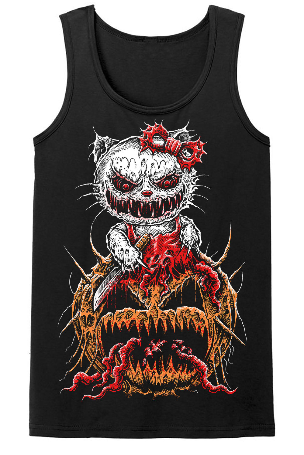 horror heavy metal tank top