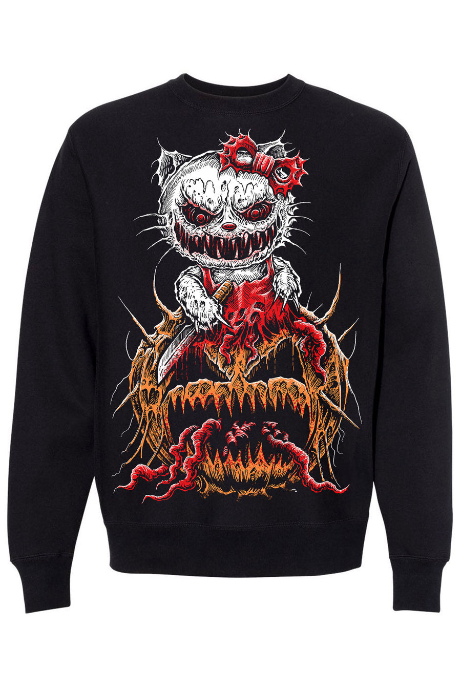 Hell-O-Ween Kitty Sweatshirt