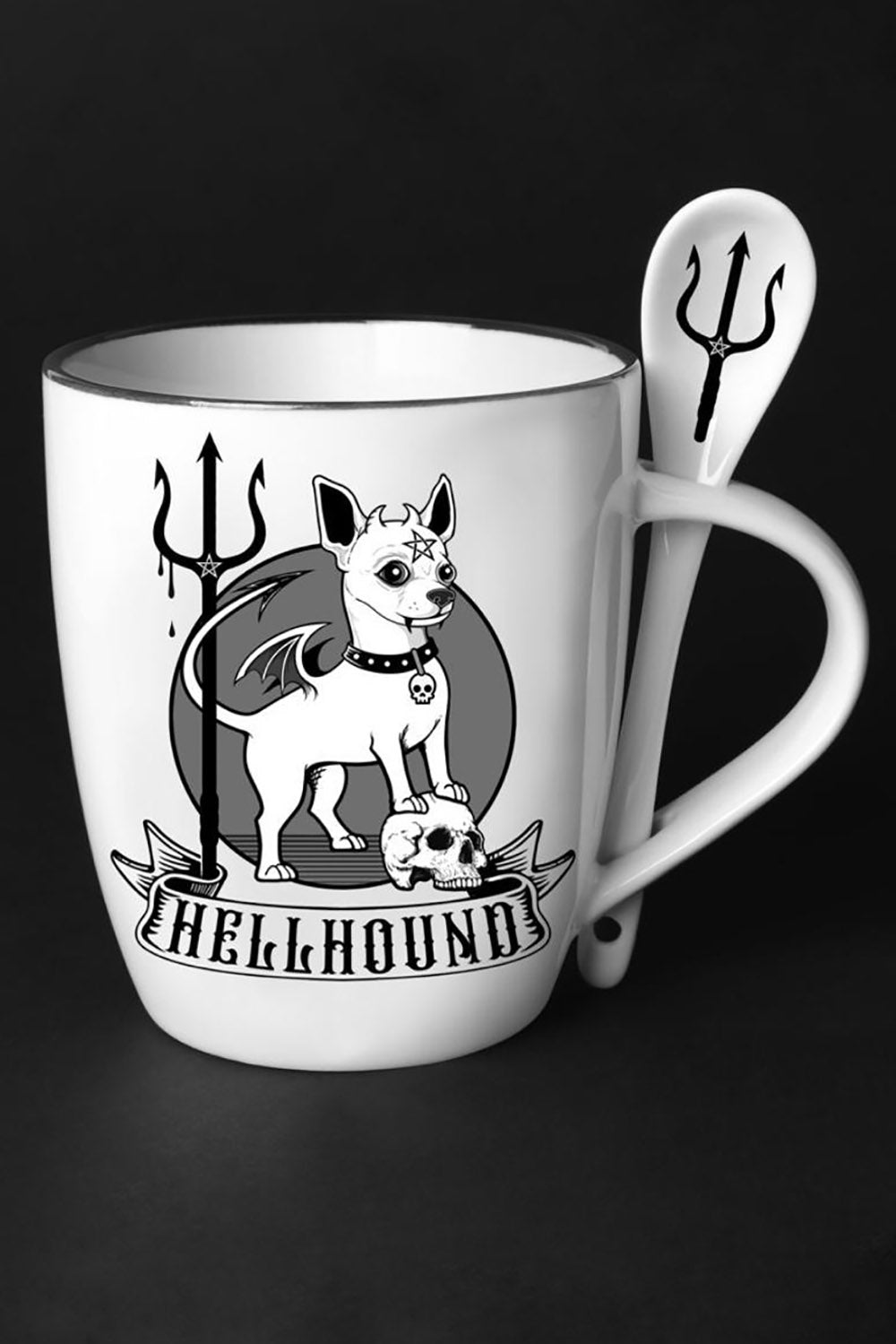 Hellhound Mug & Spoon Set - housewares - VampireFreaks - Alchemy