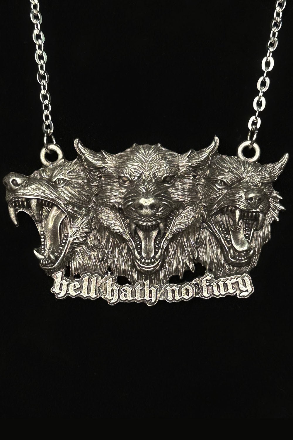 Hellhound Necklace [Mother of Hades x VampireFreaks] - jewelry - VampireFreaks - VampireFreaks